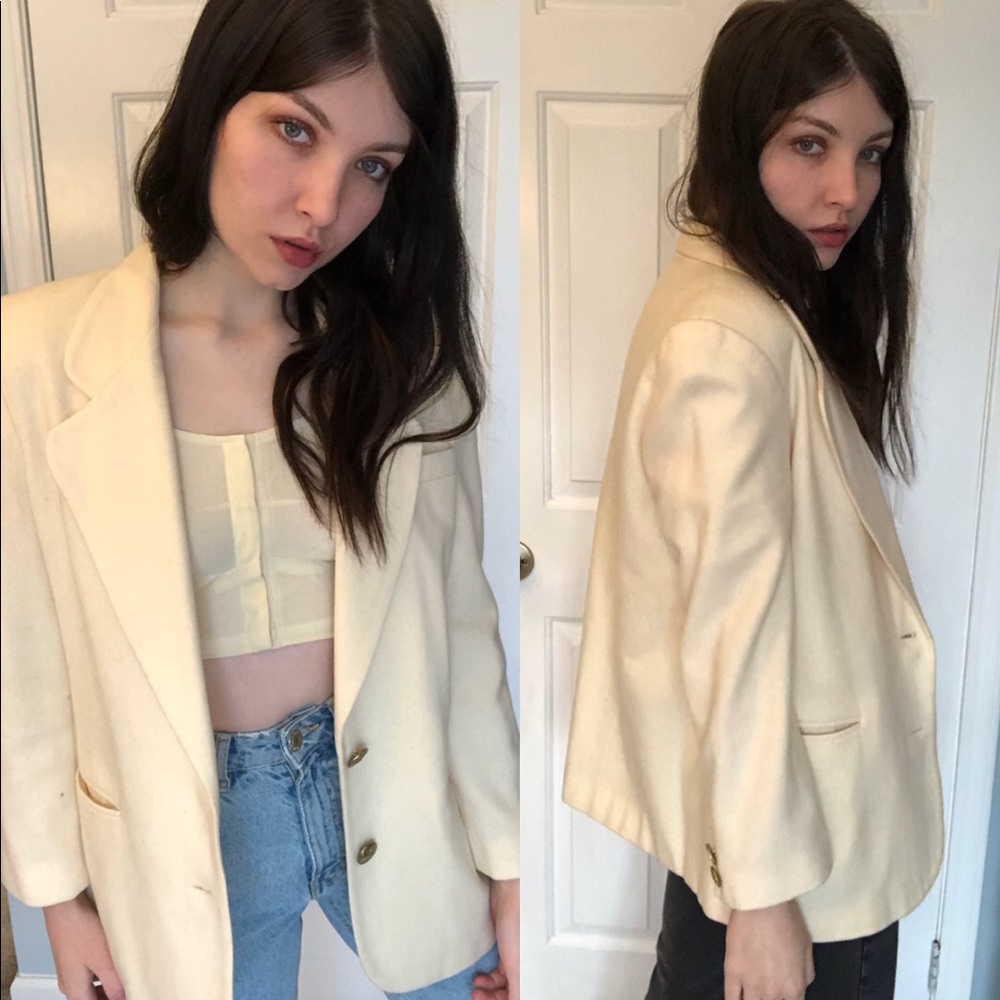 Vintage Cream Blazer